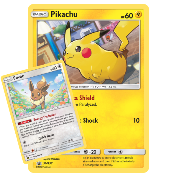 Pikachu & Evoli Pokeball Kollektion Code