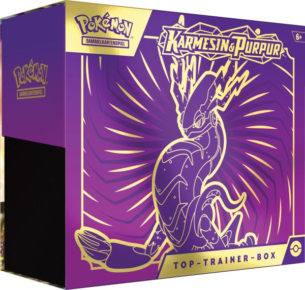 Karmesin & Purpur Miraidon Top Trainer Box Code