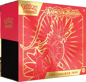 Karmesin & Purpur Koraidon Top Trainer Box Code