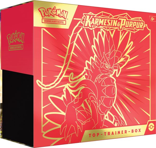 Karmesin & Purpur Koraidon Top Trainer Box Code